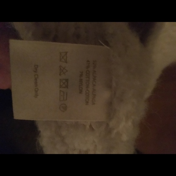 Free People Alpacaangora blend Cream sweatercoat S - Picture 8 of 8